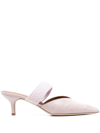 MALONE SOULIERS MAISIE POINTED-TOE KITTEN-HEEL MULES