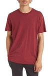 Sol Angeles Essential Slub Cotton T-shirt In Scarlet