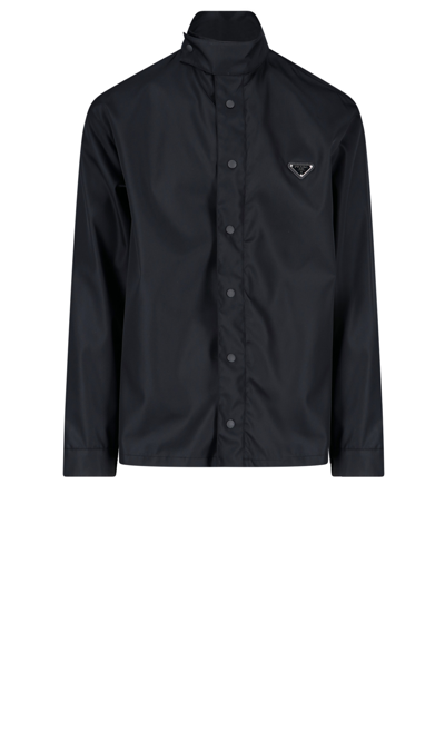 Prada Re-nylon Jacket In Black