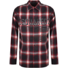 Dsquared2 Checked Long Sleeve Shirt Red In Red