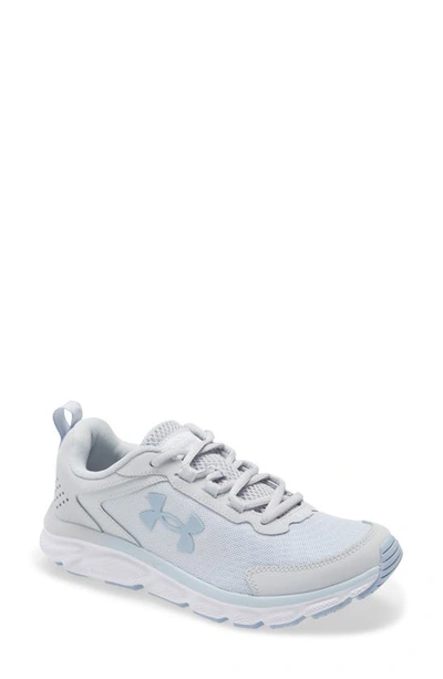 Under Armour Charged Assert 9 Running Shoe In Halo Gray