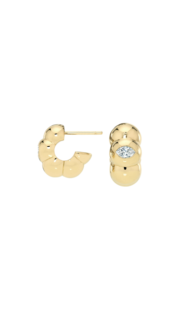 Sauer Cipó 18k Yellow Gold Diamond Earrings