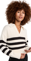Pistola Denim Arlo Sweater In Midnight Cream Stripe