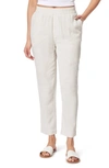 C&c California Sabina Cotton Gauze Ankle Pants In Moonbeam