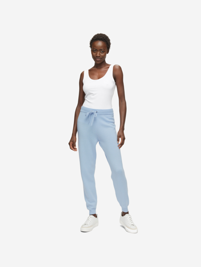 Derek Rose Women's Track Pants Daphne Cashmere Sky