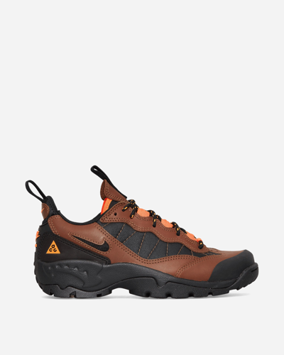 Nike Acg Air Mada Rubber-trimmed Leather And Mesh Hiking Sneakers In Multicolor