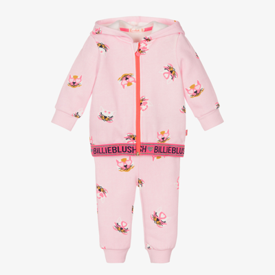 Billieblush Babies' Girls Pink Cotton Tracksuit