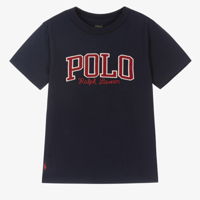 Polo Ralph Lauren Babies' Boys Blue Logo T-shirt