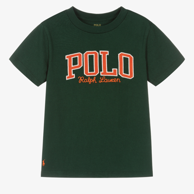 Polo Ralph Lauren Babies' Boys Green Logo T-shirt