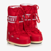 MOON BOOT TEEN RED SNOW BOOTS