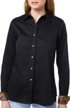 Robert Graham Priscilla Long-sleeve Button-front Shirt In Black