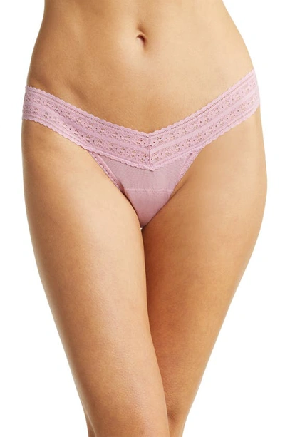 Hanky Panky Dream Low Rise Thong In Pink