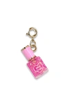 Charm It Glitter Nail Polish Charm In Pink