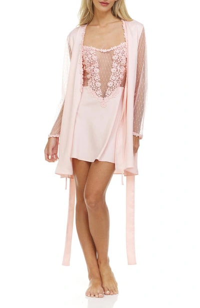 Flora Nikrooz Showstopper Dressing Gown In Pink