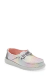 Hey Dude Kids' Wendy Moc Toe Sneaker In Sunset