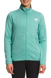 The North Face Canyonlands Full Zip Jacket In Wasabi Heather