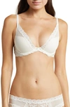 Natori Feathers Underwire Contour Bra In Moon/ Silver