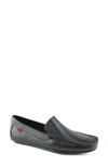 Marc Joseph New York Kids' Times Square Loafer In Black Grainy