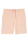 Apc Cotton Sweat Shorts In Washed Peach