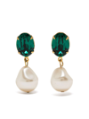 Jennifer Behr Women's Tunis 24k Gold-plated, Crystal & Glass Pearl Drop Earrings In Gold