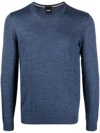 HUGO BOSS CREW NECK KNITTED SWEATER