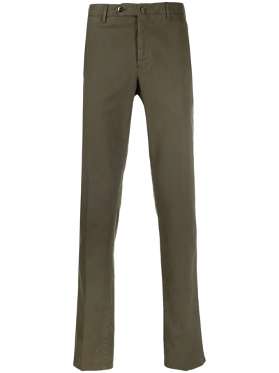 Pt Torino Straight-leg Trousers In Green