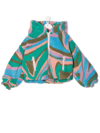 PUCCI JUNIOR ABSTRACT-PRINT HOODED JACKET