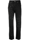 CHIARA FERRAGNI STAR-PRINT STRAIGHT-LEG TROUSERS