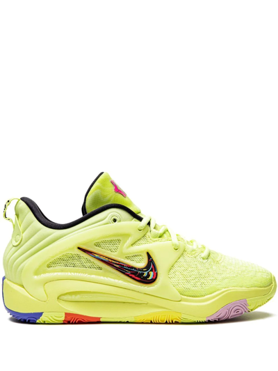 Nike Kd 15 "light Lemon Twist" Sneakers In Green
