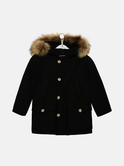 Woolrich Kids' Parka Artic Detach.fur In Black