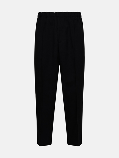 Jil Sander Black Polyester Pants