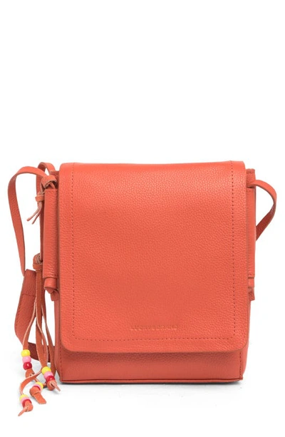 Lucky Brand Atri Crossbody Bag In Chili Pebbled Leather