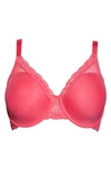 Natori Feathers Full Figure Underwire Bra In Neon Rose