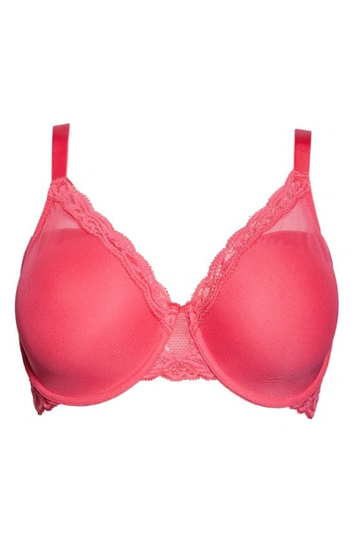 Natori Feathers Full Figure Underwire Bra In Neon Rose