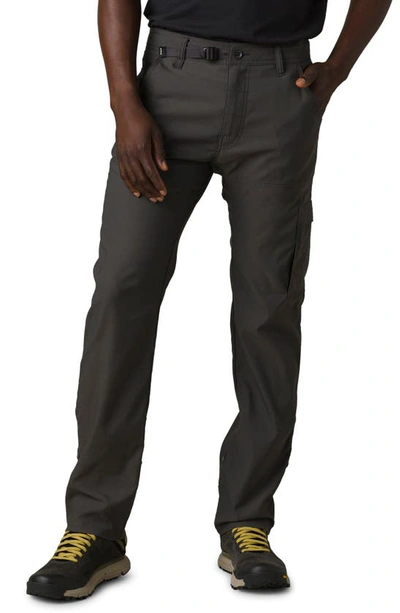 Prana Zion Ii Stretch Trousers In Dark Iron