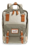Doughnut Macaroon Colorblock Backpack In Ivory/ Light Grey