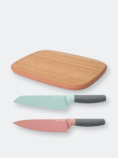 Berghoff Leo 3pc Knife And Cutting Board Set In Nocolor