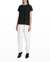 Balmain Studded-logo Short-sleeve T-shirt In Black / Black