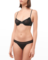 La Perla Maison Contouring Underwire Balconette Bra In Black