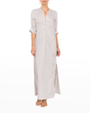 Everyday Ritual Tracey Caftan In Light Grey