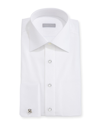 STEFANO RICCI PLEATED TUXEDO SHIRT