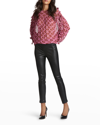 Sachin & Babi Babi Top In Fuchsia Burgundy
