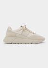 Axel Arigato Genesis Mixed Leather Retro Runner Sneakers In Cremino