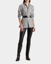 Polo Ralph Lauren Capri Stripe Button-down Shirt In White Multi