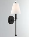 Crystorama Riverdale 1-light Sconce With Shade