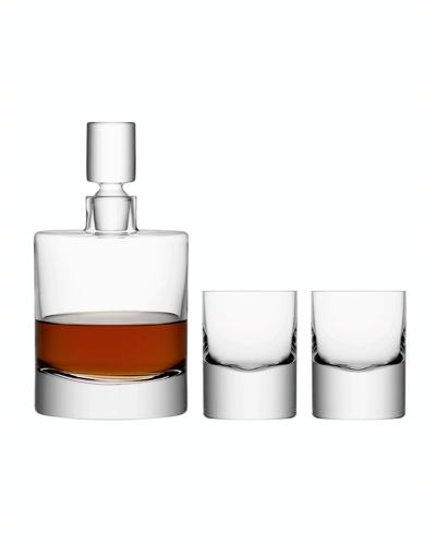 Lsa Boris Whiskey Set In Clear