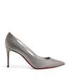 CHRISTIAN LOUBOUTIN KATE GLITTERED LEATHER PUMPS 85