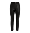 POLO RALPH LAUREN LEATHER TROUSERS