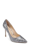 Jewel Badgley Mischka Azalea Pointed Toe Pump In Smoke