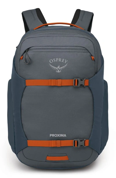 Osprey Proxima 30-liter Campus Backpack In Tungsten Grey / Blue